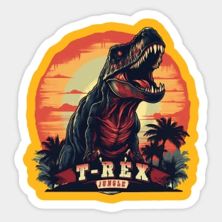 T-Rex Jungle Sticker